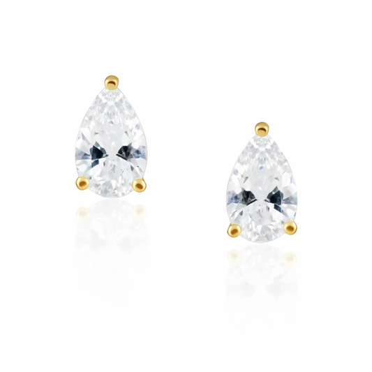 Pear Cut Studs in dec am, view 48 — Soul Flow Apparel