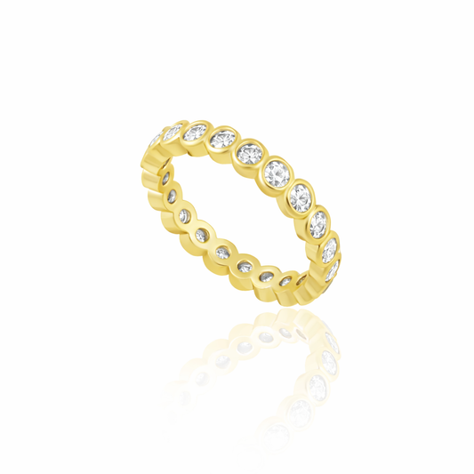 Celeste Eternity Ring in mar pm, view 44 — Soul Flow Apparel