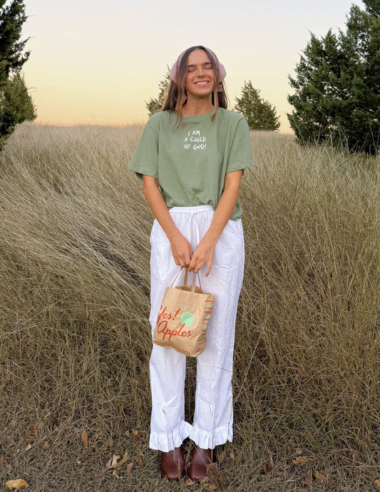 Child of God Cropped Women's Tee – Christian T-Shirt