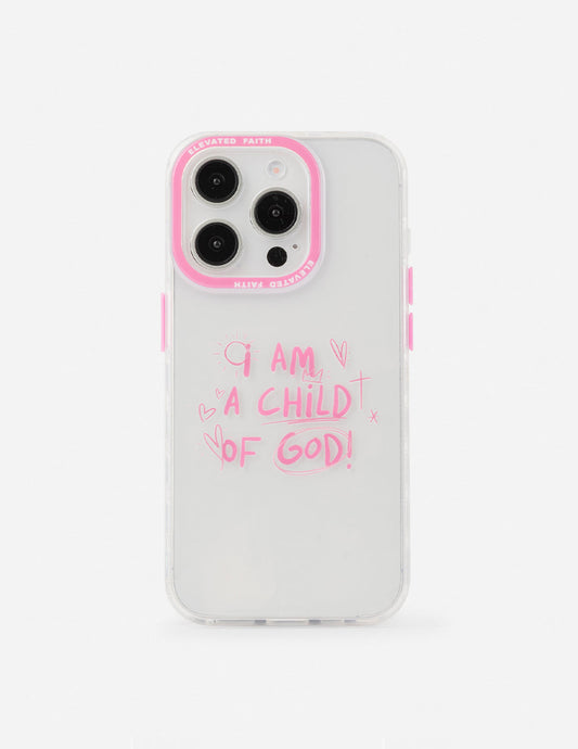 Child of God Pink Phone Case – Christian Phone Case