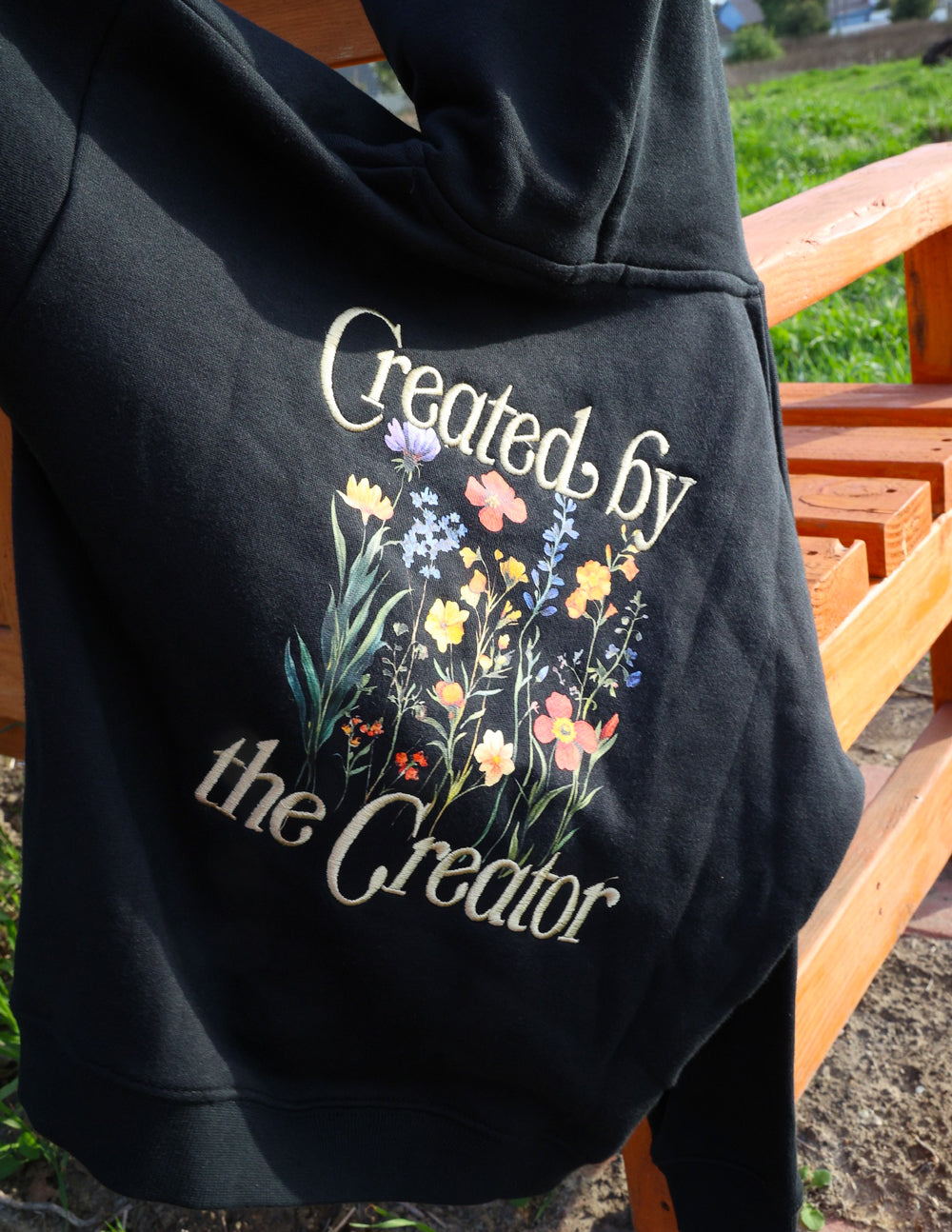 Created by the Creator Kids Hoodie – Christian Kids Hoodie
