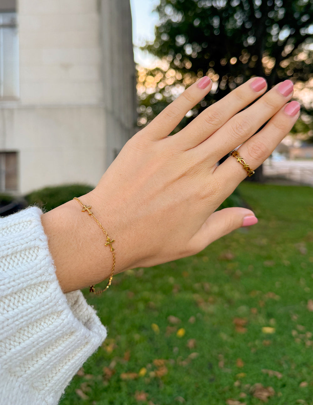 Cross Link Bracelet – Christian Bracelet