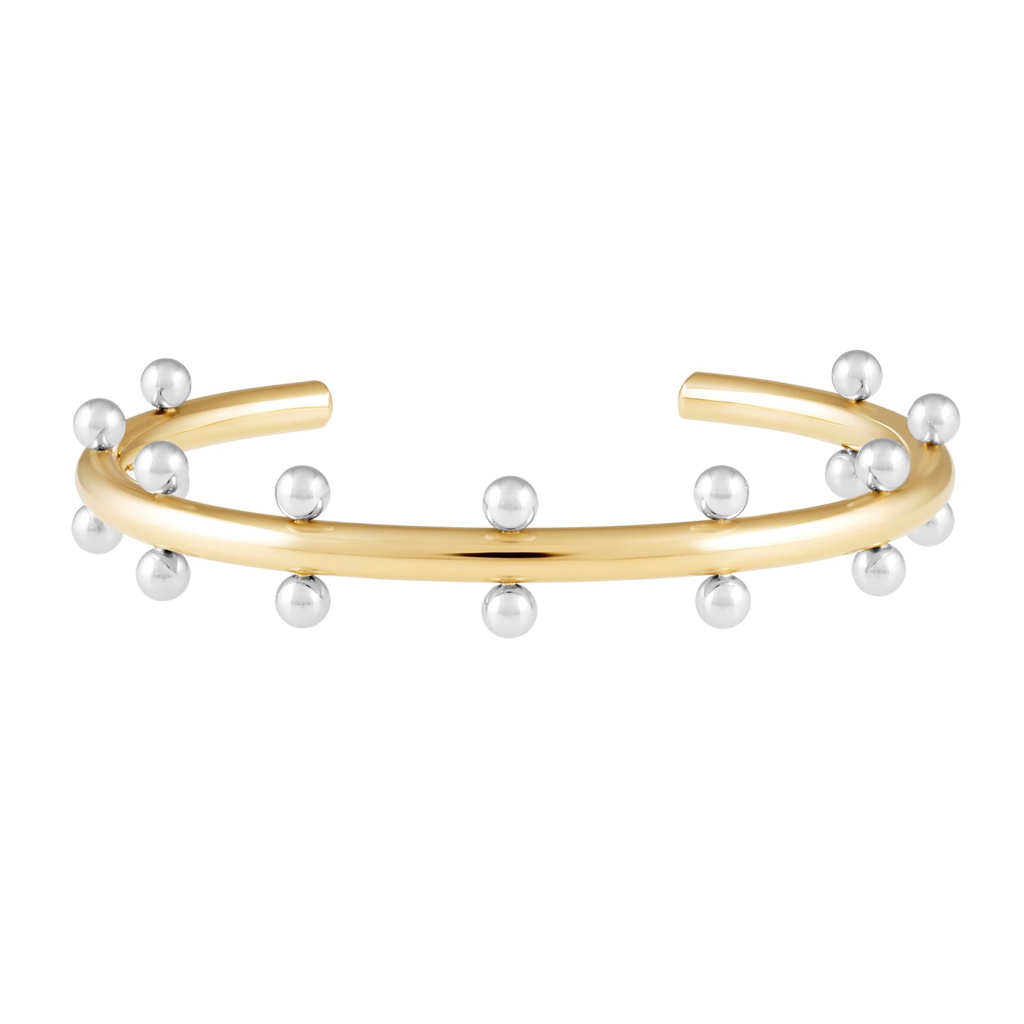 Cindy Studded Cuff - Two Tone — Soul Flow Apparel