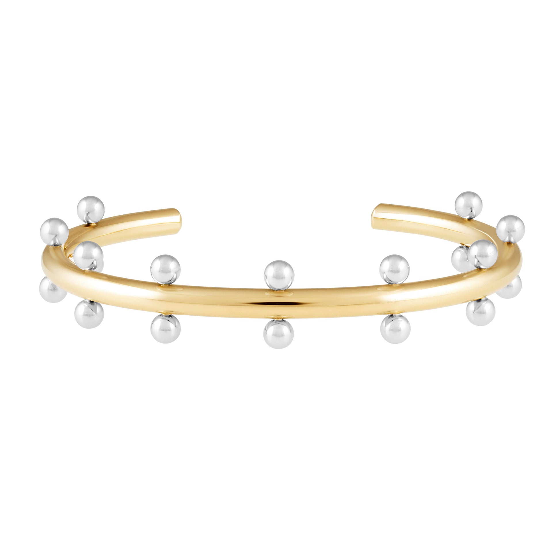 Cindy Studded Cuff - Two Tone — Soul Flow Apparel