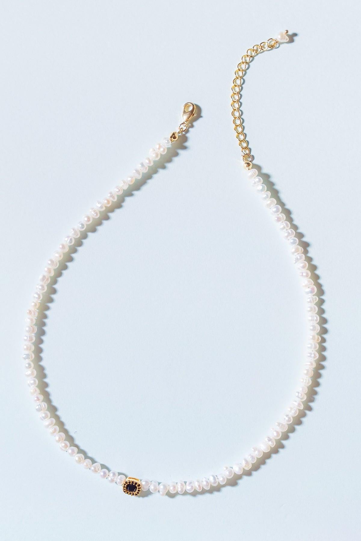 Bounty Pearl Necklace Real Pearls Copper Alloy Beads Korean Made Jewelry — Soul Flow Apparel