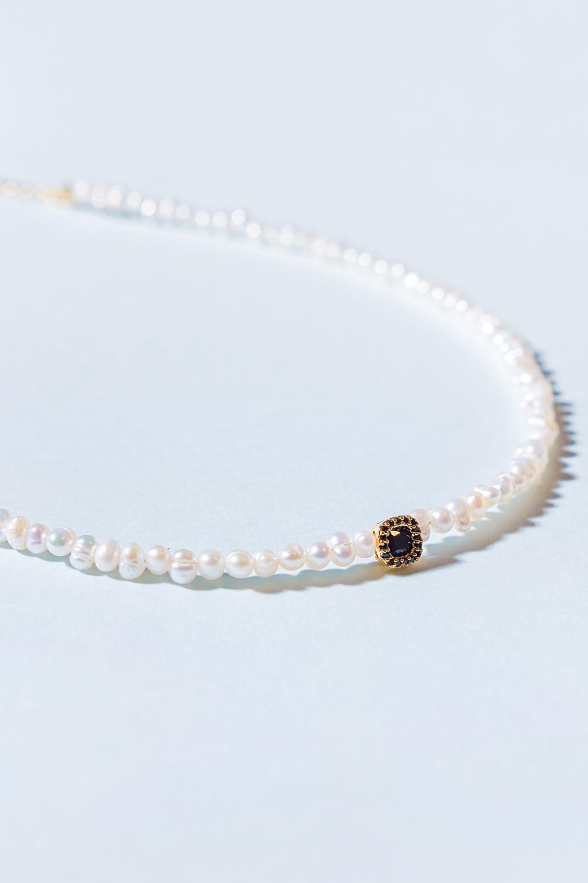 Bounty Pearl Necklace Real Pearls Copper Alloy Beads Korean Made Jewelry — Soul Flow Apparel