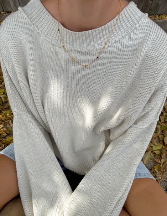 Dainty Heart Link Necklace – Christian Necklace