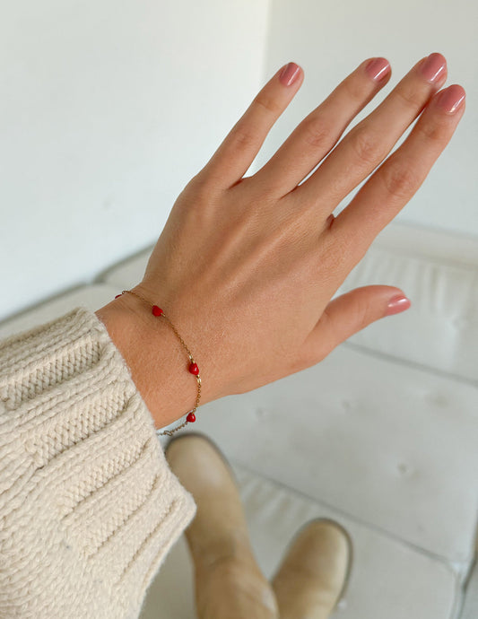 Dainty Love Link Bracelet – Christian Bracelet
