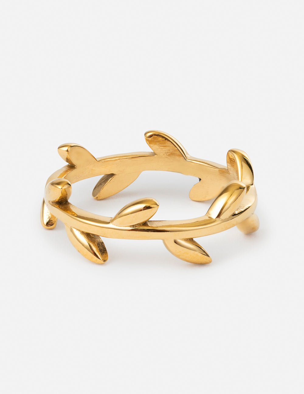 Dainty Olive Branch Ring – Christian Ring
