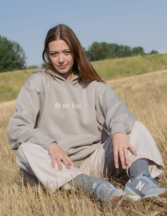 Do Not Fear Grey Unisex Hoodie – Christian Hoodie
