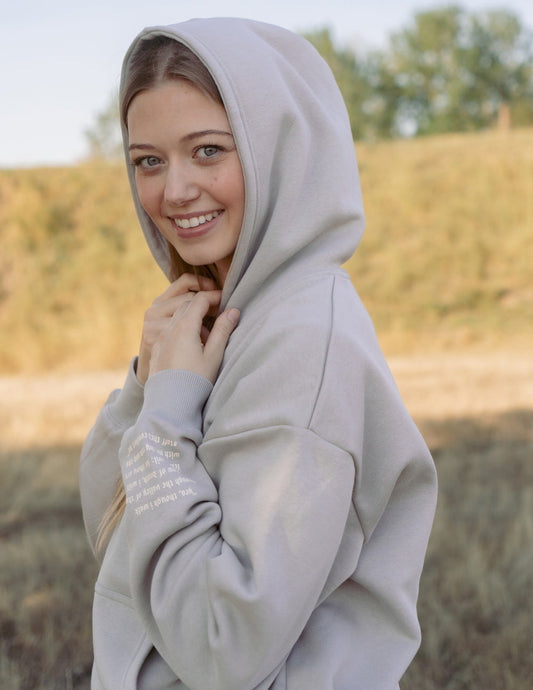 Do Not Fear Grey Unisex Hoodie – Christian Hoodie