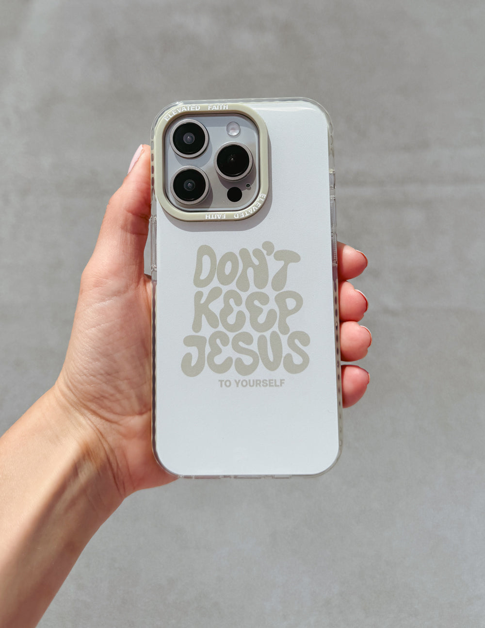 Don't Keep Jesus to Yourself Phone Case – Christian Phone Case