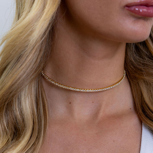 Mila Tennis Choker — Soul Flow Apparel