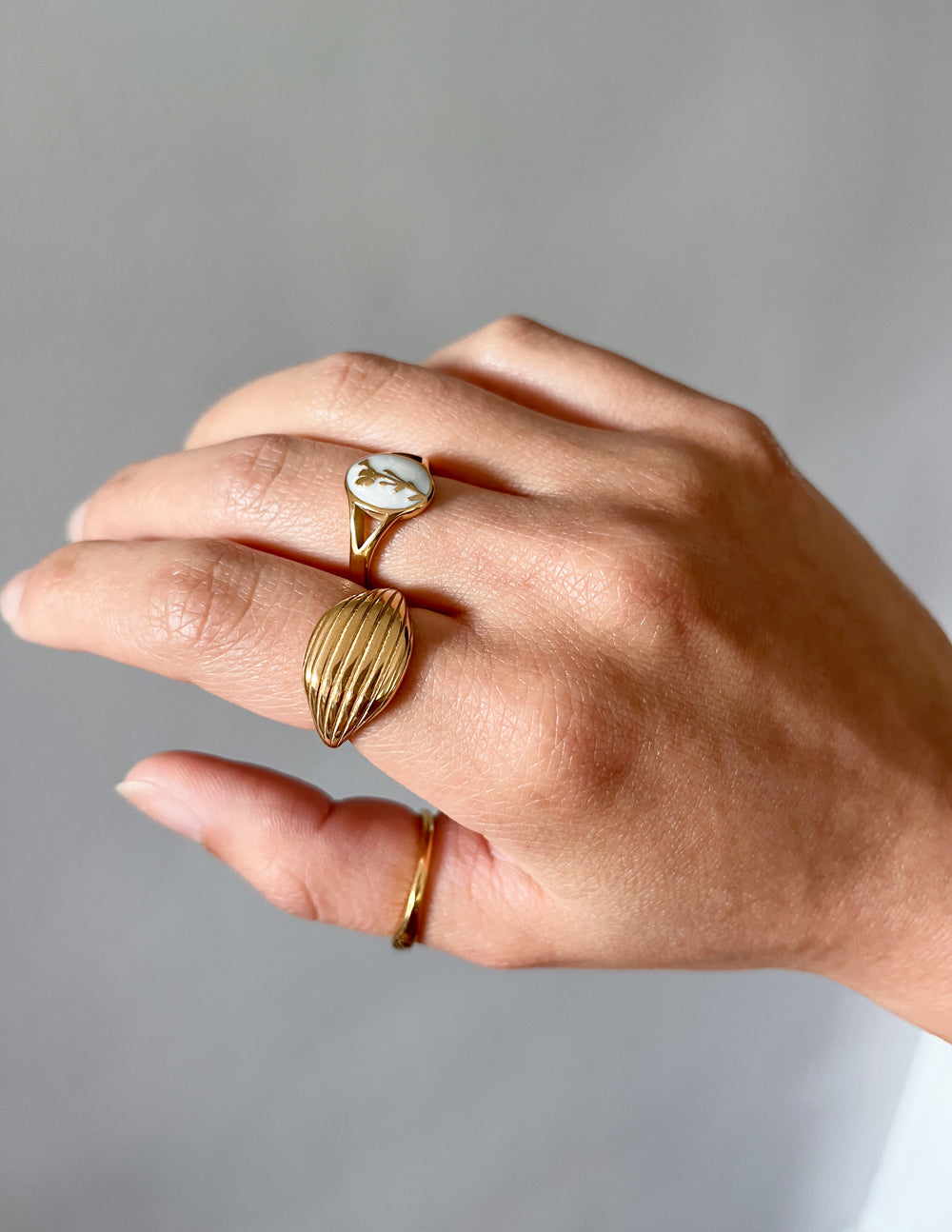 Wildflower Signet Ring – Christian Ring