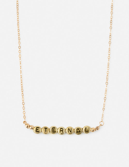 Eternal Letter Necklace – Christian Necklace