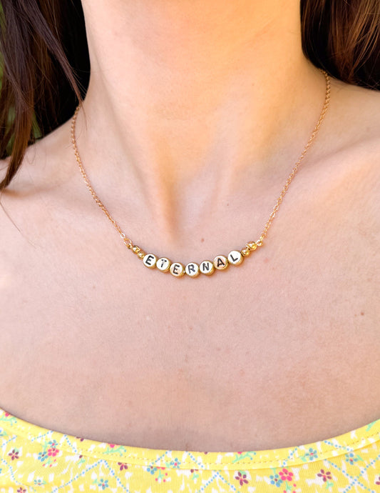 Eternal Letter Necklace – Christian Necklace