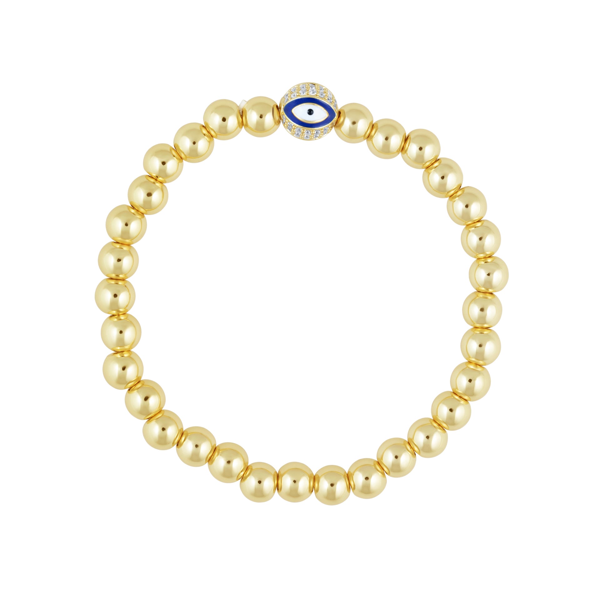Beaded Evil Eye Bracelet — Soul Flow Apparel