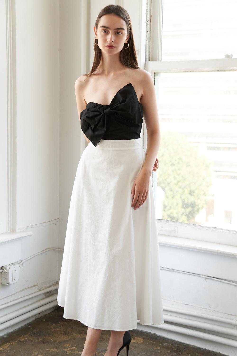 Blissful Breeze Woven Midi Dress in black, view 1 — Soul Flow Apparel