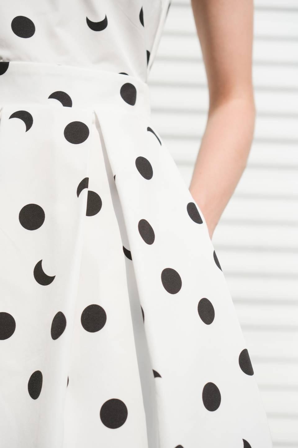 Harmony Horizon Woven Midi Dress in white, view 6 — Soul Flow Apparel