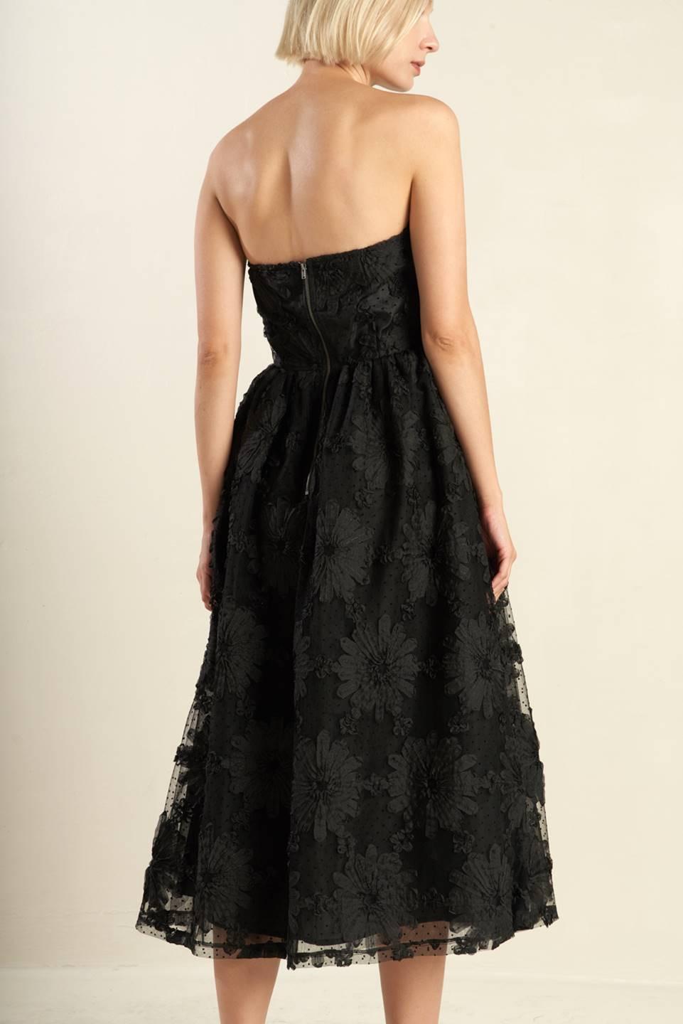 Confidence Game Lace Midi Dress in black, view 5 — Soul Flow Apparel