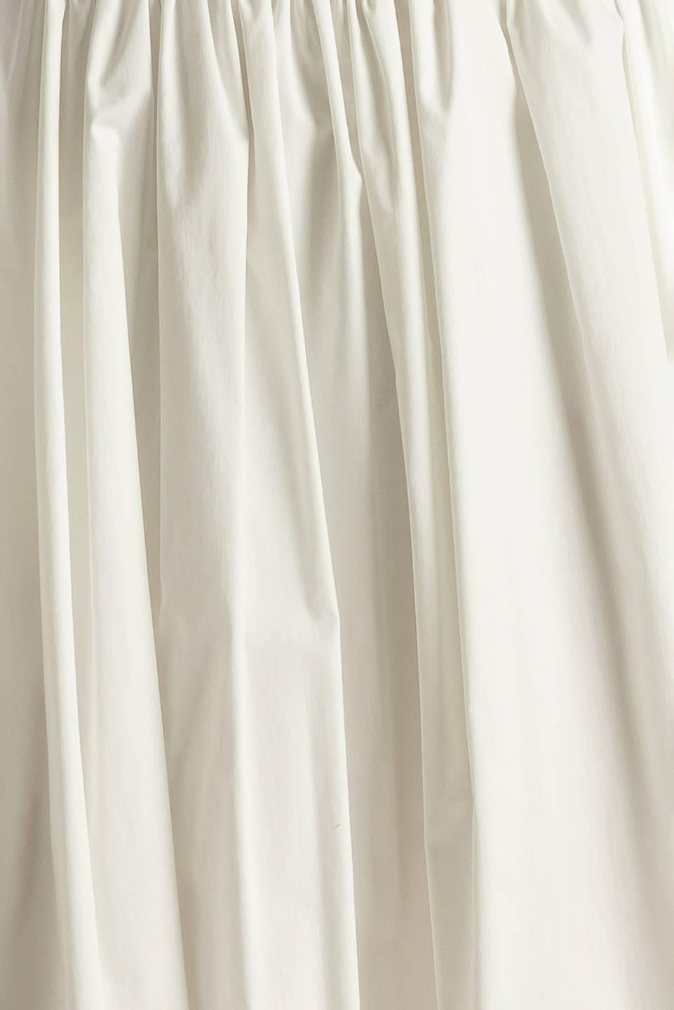 Easily Loved Woven Midi Dress in white, fabric swatch — Soul Flow Apparel
