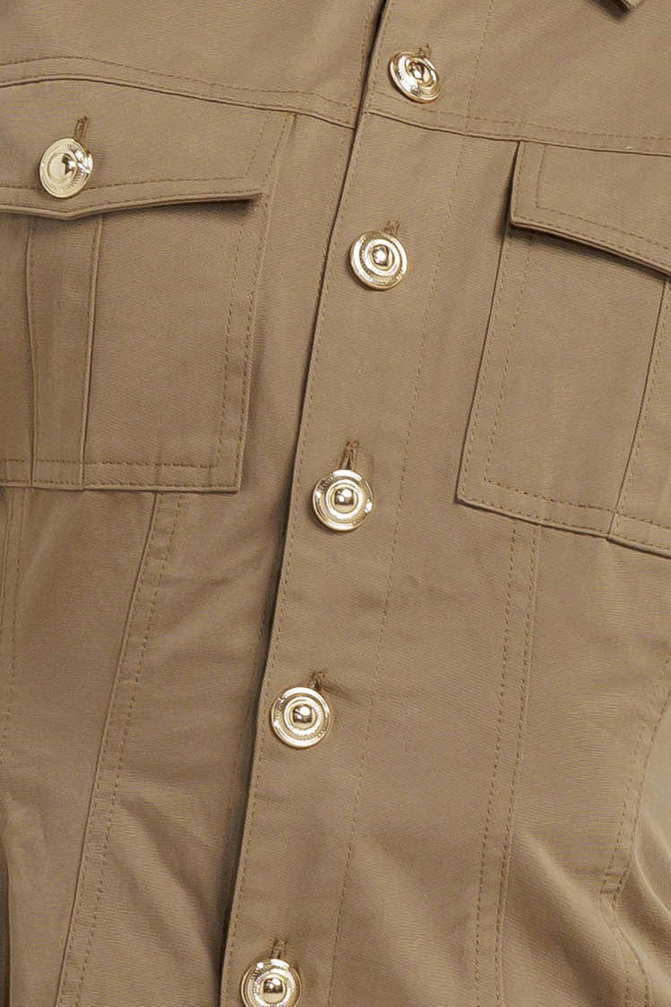 Mission Muse Woven Mini Dress in mocha, fabric swatch — Soul Flow Apparel