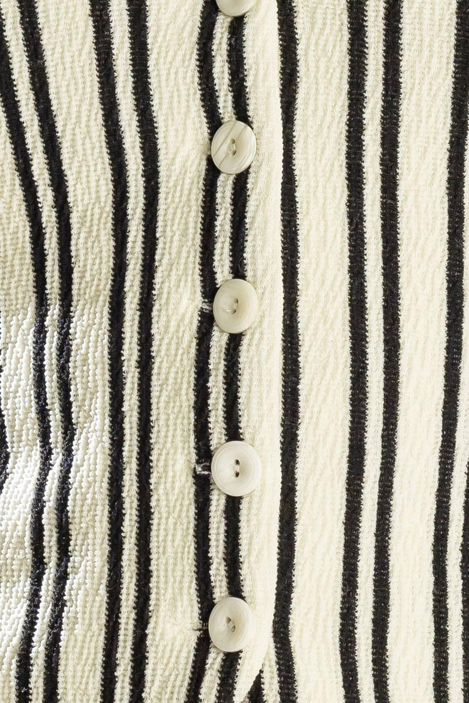 In the Quiet Shade Woven Vest in cream, fabric swatch — Soul Flow Apparel