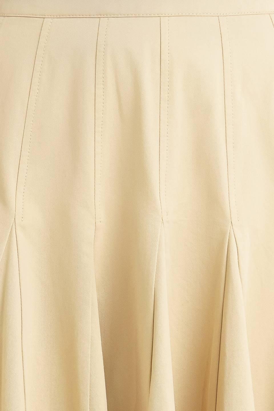 Pale Frame Woven Taupe Circle Skirt, fabric swatch — Soul Flow Apparel