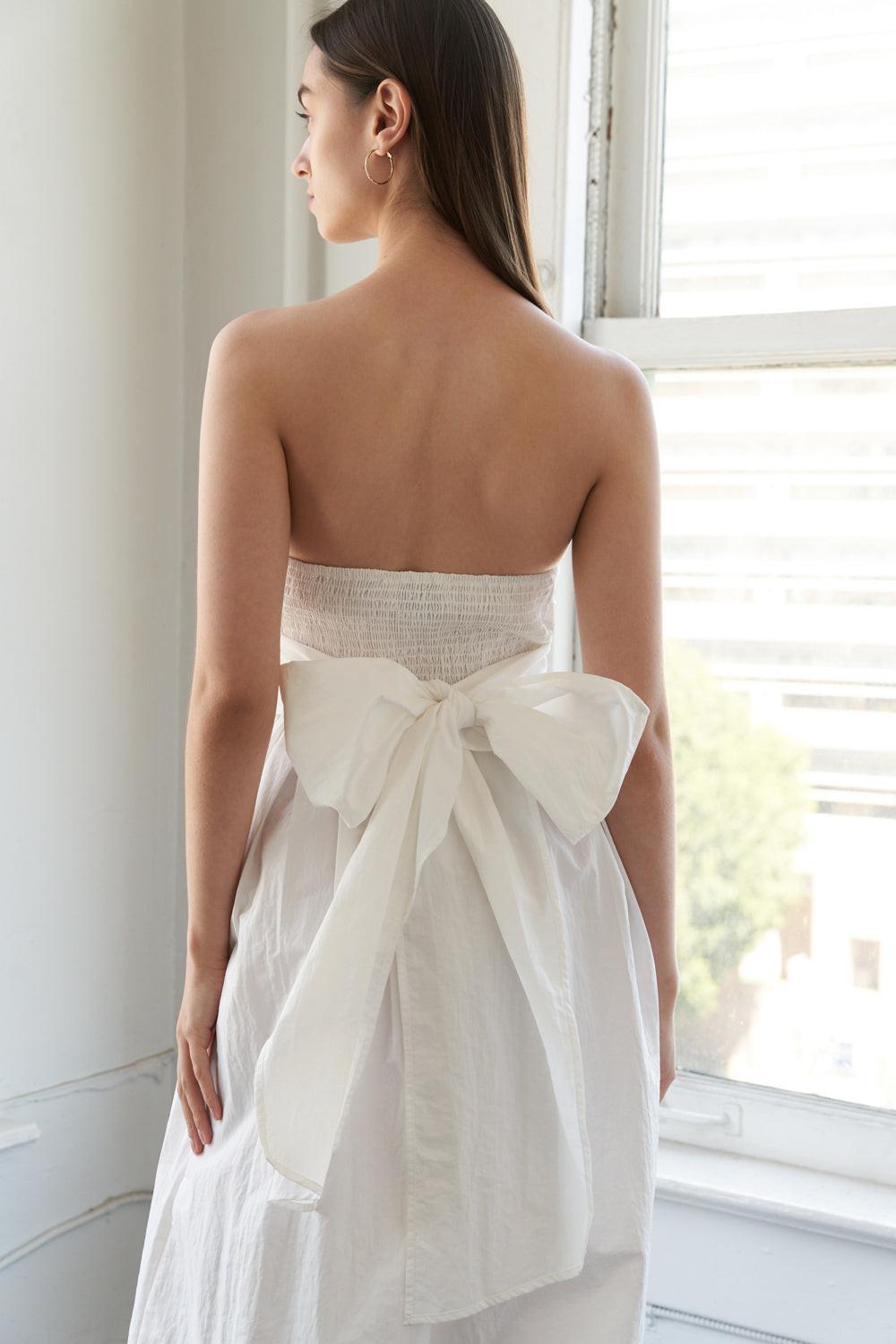 Think About Me Woven Jumpsuit in white, view 2 — Soul Flow Apparel