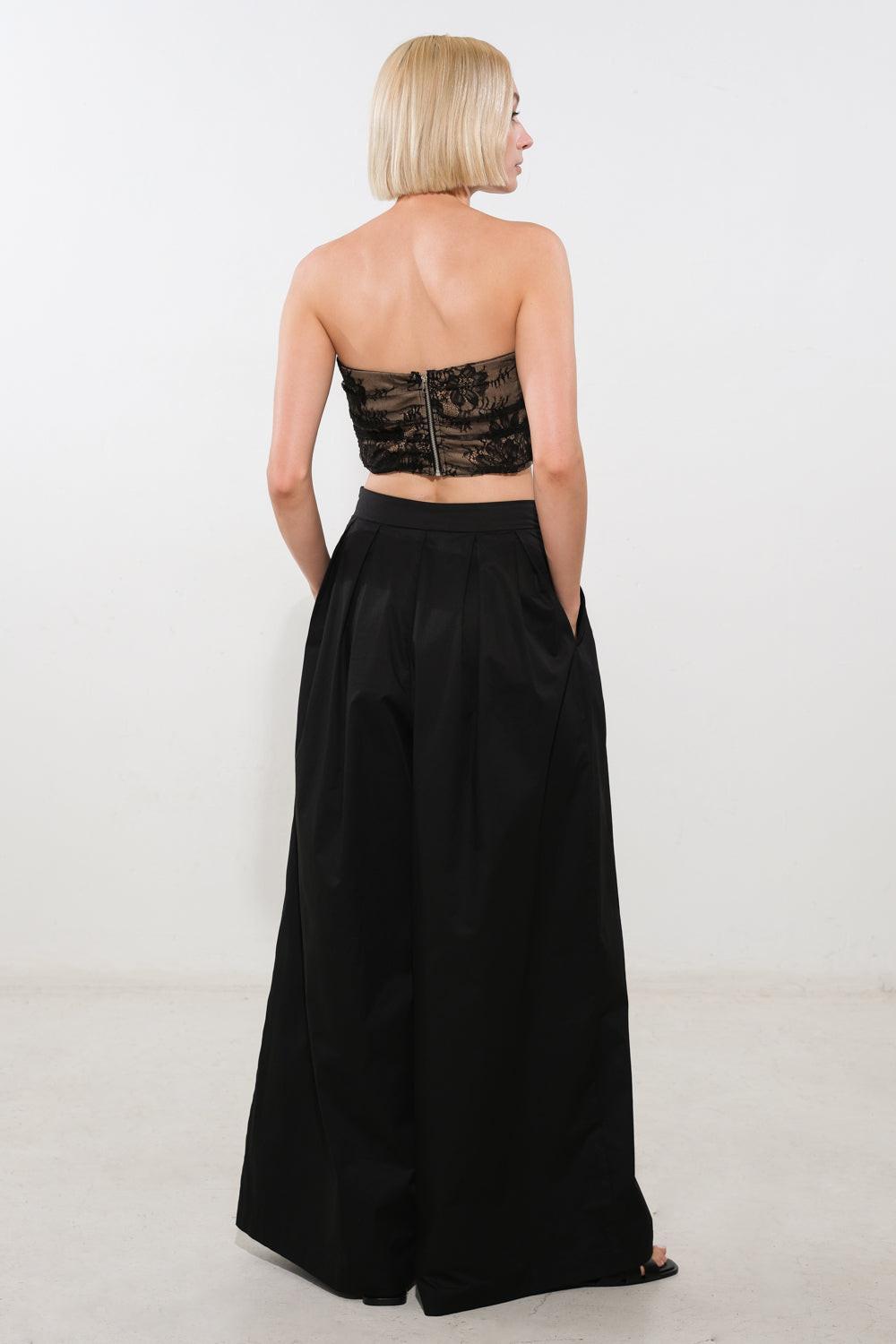 It's Perfect Timing Woven Pants in black, view 6 — Soul Flow Apparel