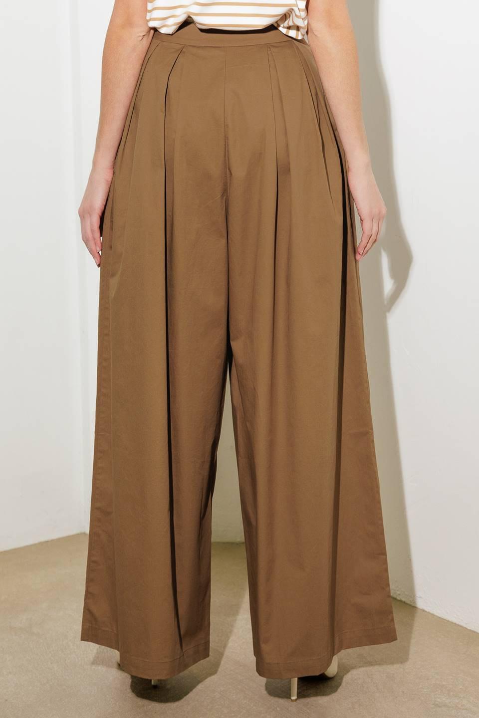 It's Perfect Timing Woven Pants in mocha, view 11 — Soul Flow Apparel