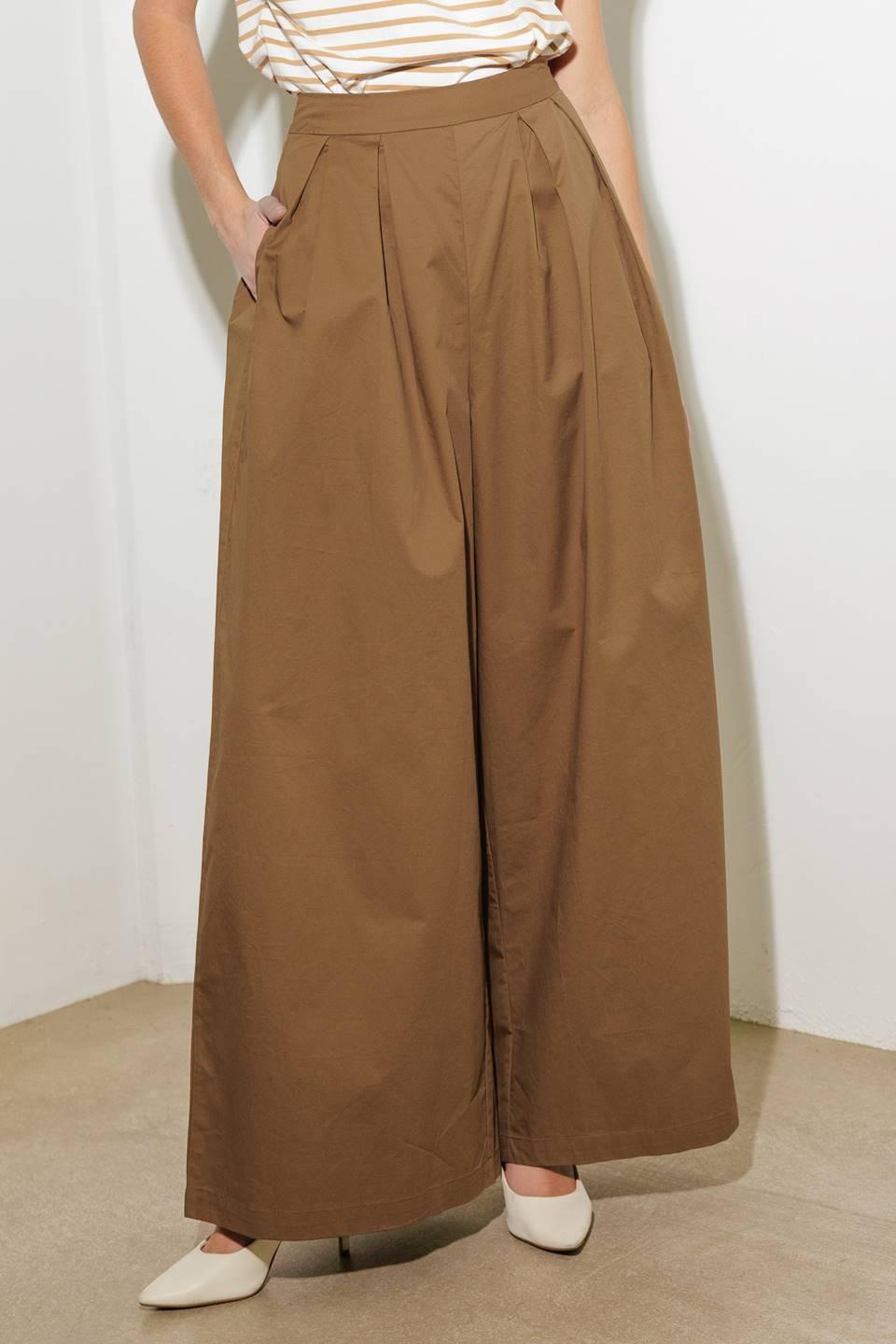 It's Perfect Timing Woven Pants in mocha, view 3 — Soul Flow Apparel