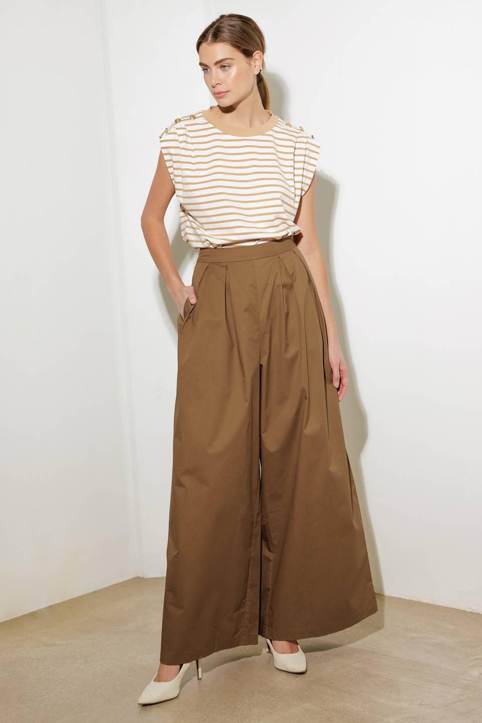 It's Perfect Timing Woven Pants in mocha, view 5 — Soul Flow Apparel