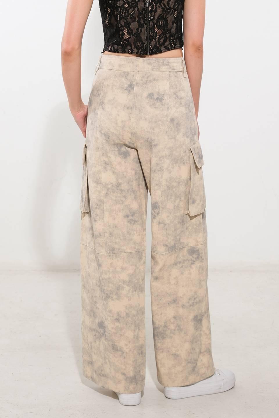 In the Spotlight Woven Pants in taupe multi, view 2 — Soul Flow Apparel