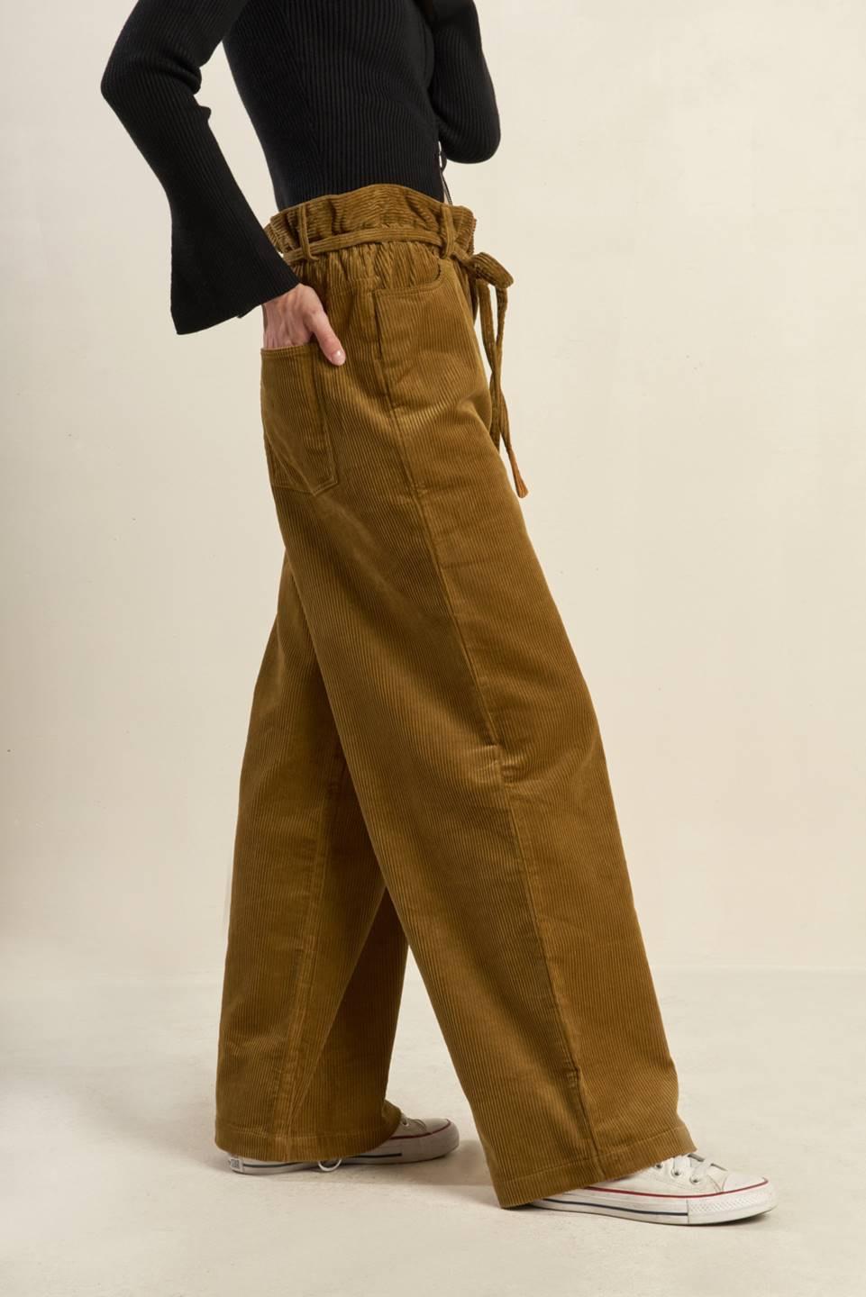My Only Love Corduroy Pants in camel, view 4 — Soul Flow Apparel