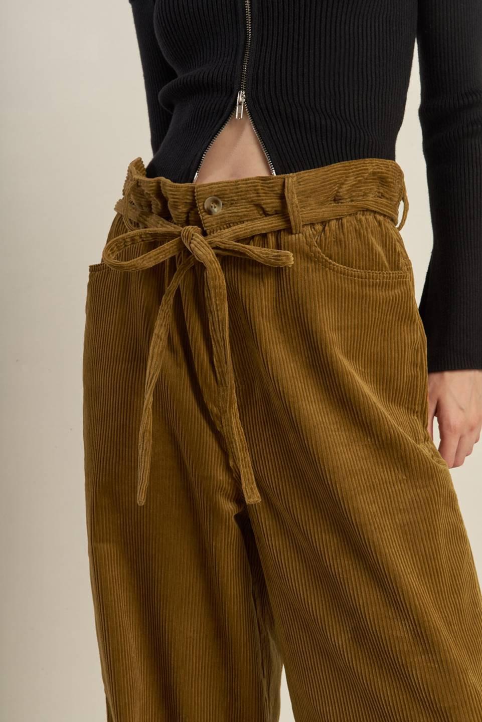My Only Love Corduroy Pants in camel, view 5 — Soul Flow Apparel
