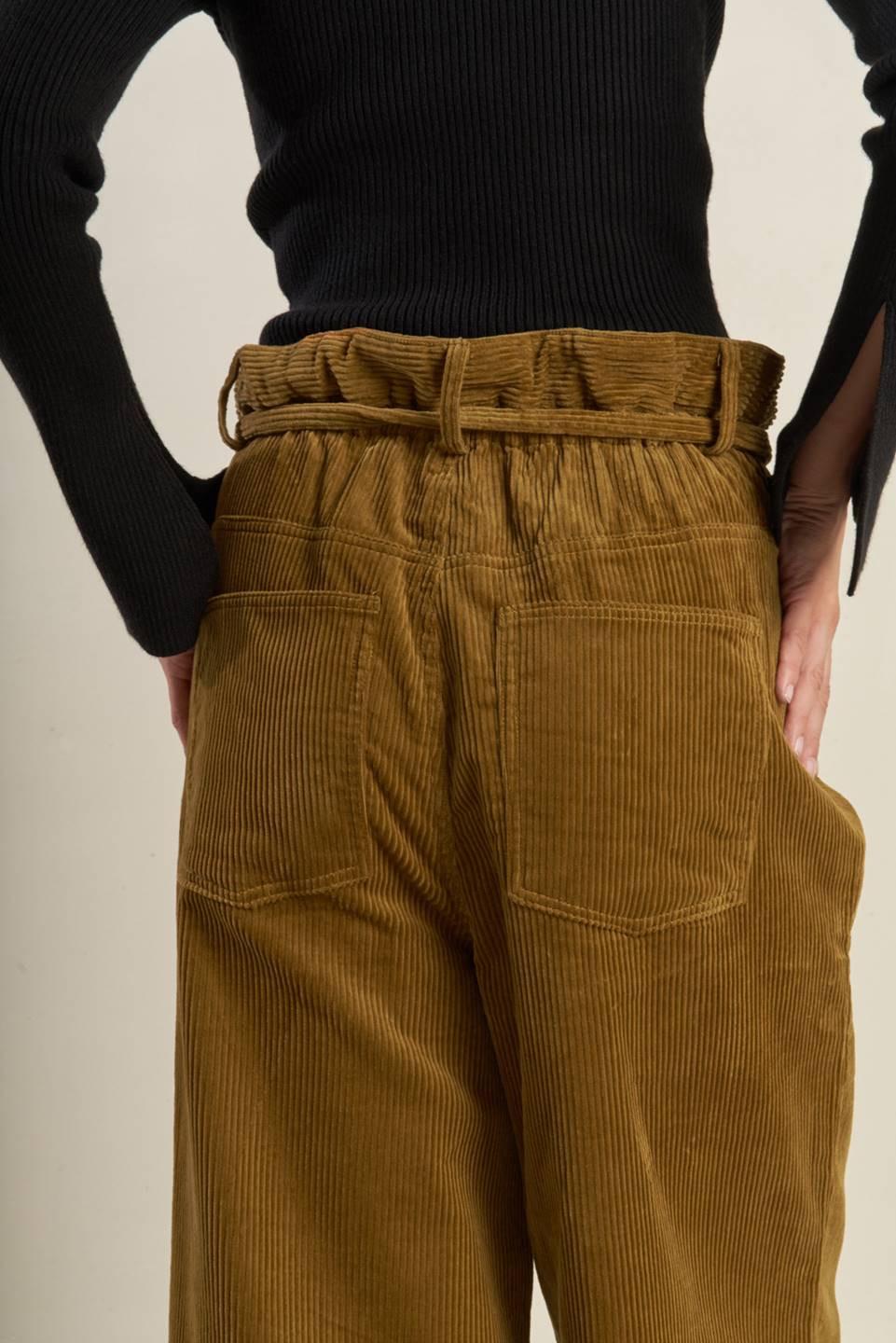 My Only Love Corduroy Pants in camel, view 6 — Soul Flow Apparel