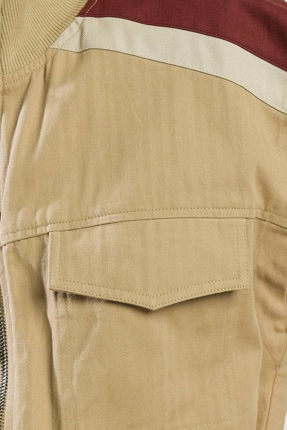 Wave of Elegance Woven Jumpsuit in camel, fabric swatch — Soul Flow Apparel