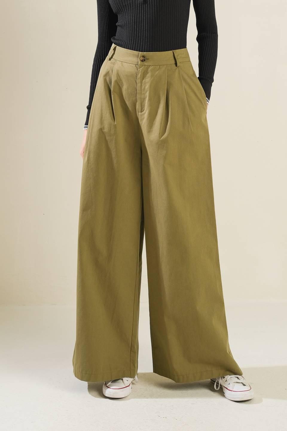 Hidden Reflections Woven Pants in olive, view 1 — Soul Flow Apparel