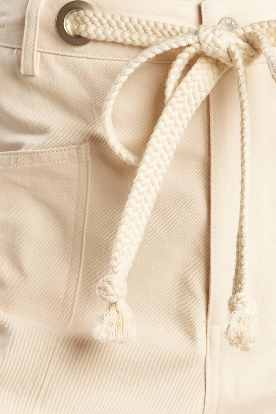 Colette Dream Woven Pants in ecru, fabric swatch — Soul Flow Apparel