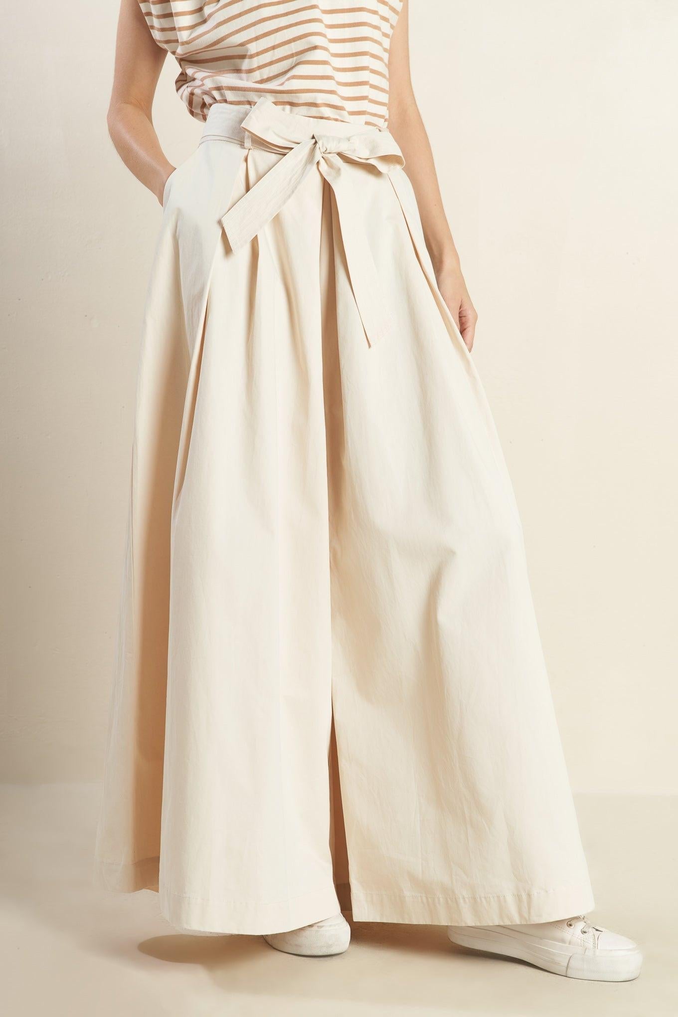 Closer to You Wide Leg Pants in ecru, view 5 — Soul Flow Apparel