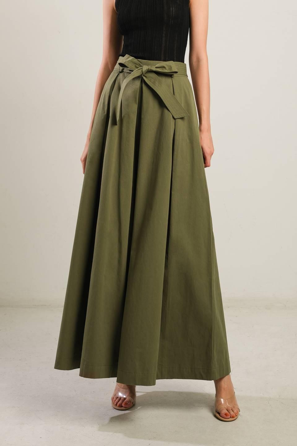 Closer to You Wide Leg Pants in olive, view 1 — Soul Flow Apparel
