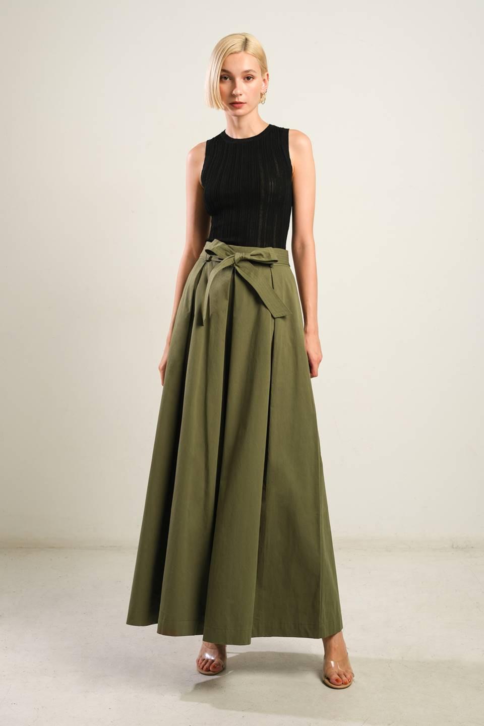 Closer to You Wide Leg Pants in olive, view 5 — Soul Flow Apparel