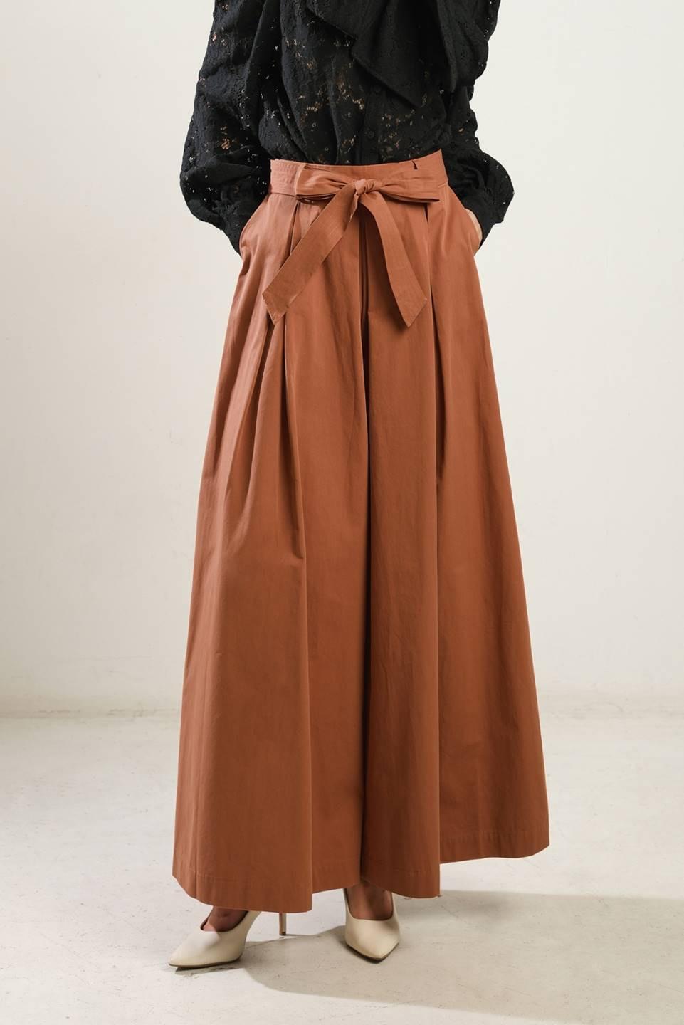 Closer to You Wide Leg Pants in rust, view 1 — Soul Flow Apparel