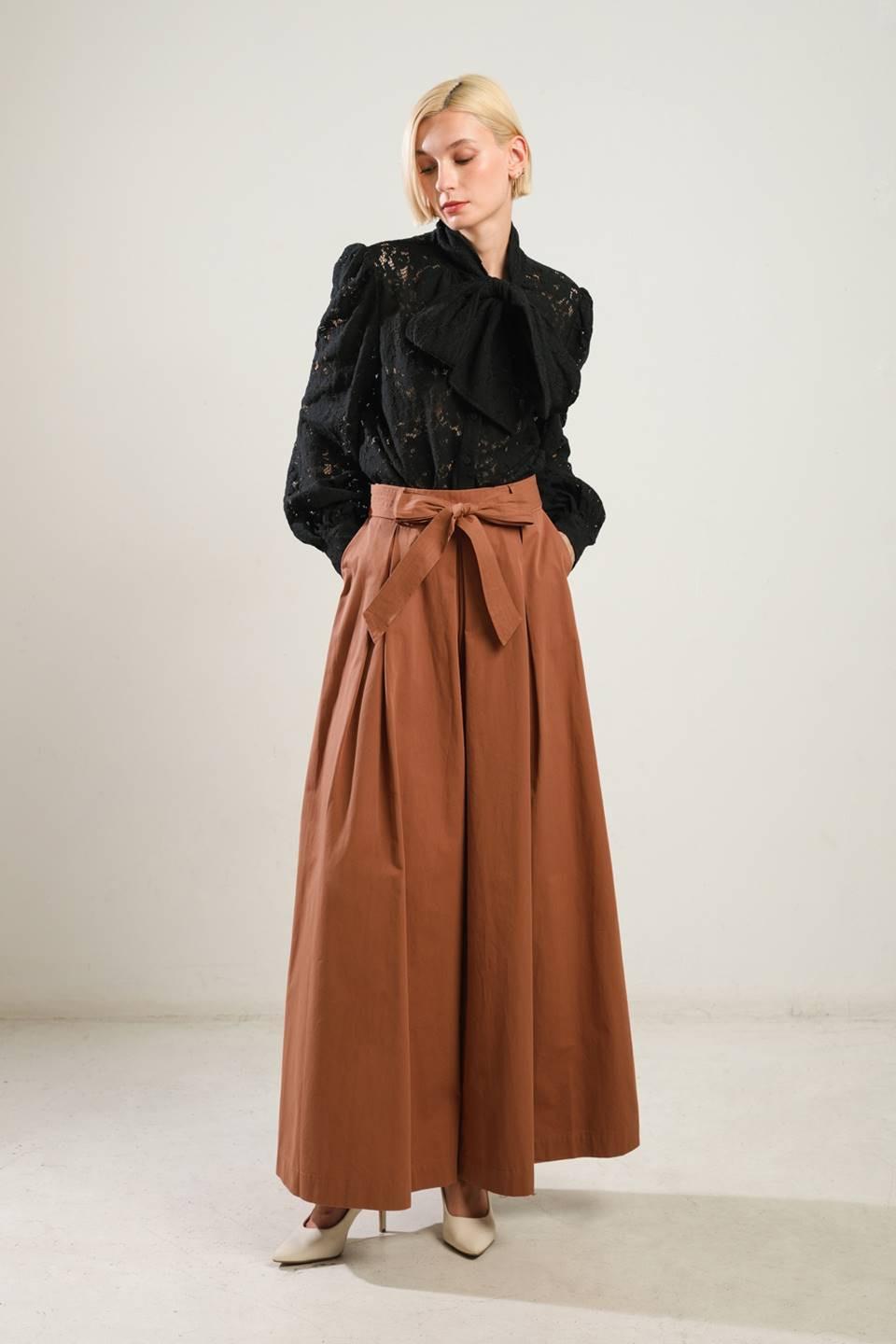 Closer to You Wide Leg Pants in rust, view 5 — Soul Flow Apparel
