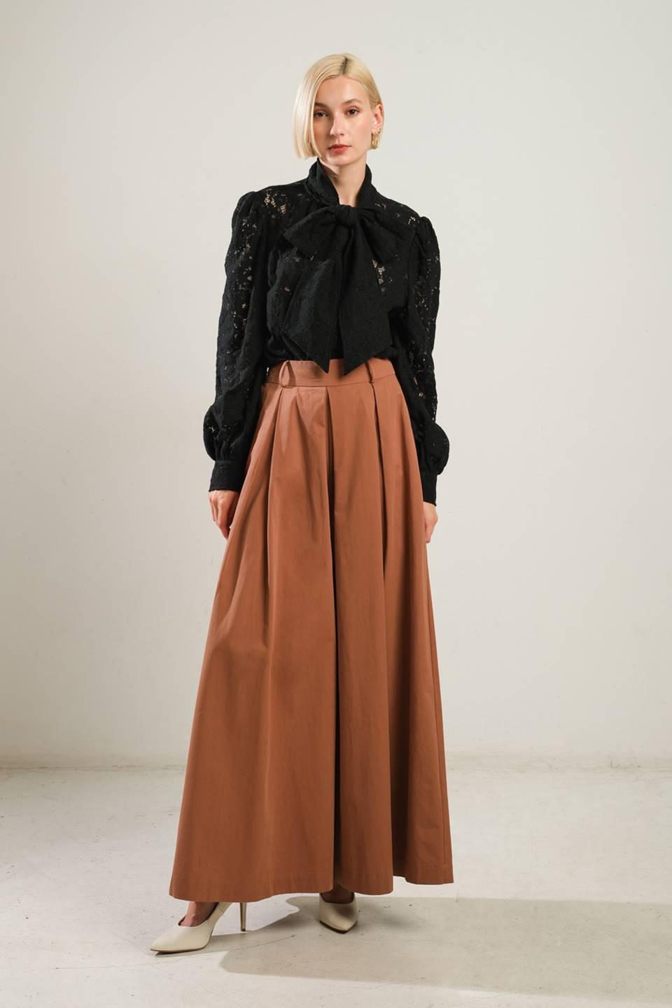 Closer to You Wide Leg Pants in rust, view 7 — Soul Flow Apparel