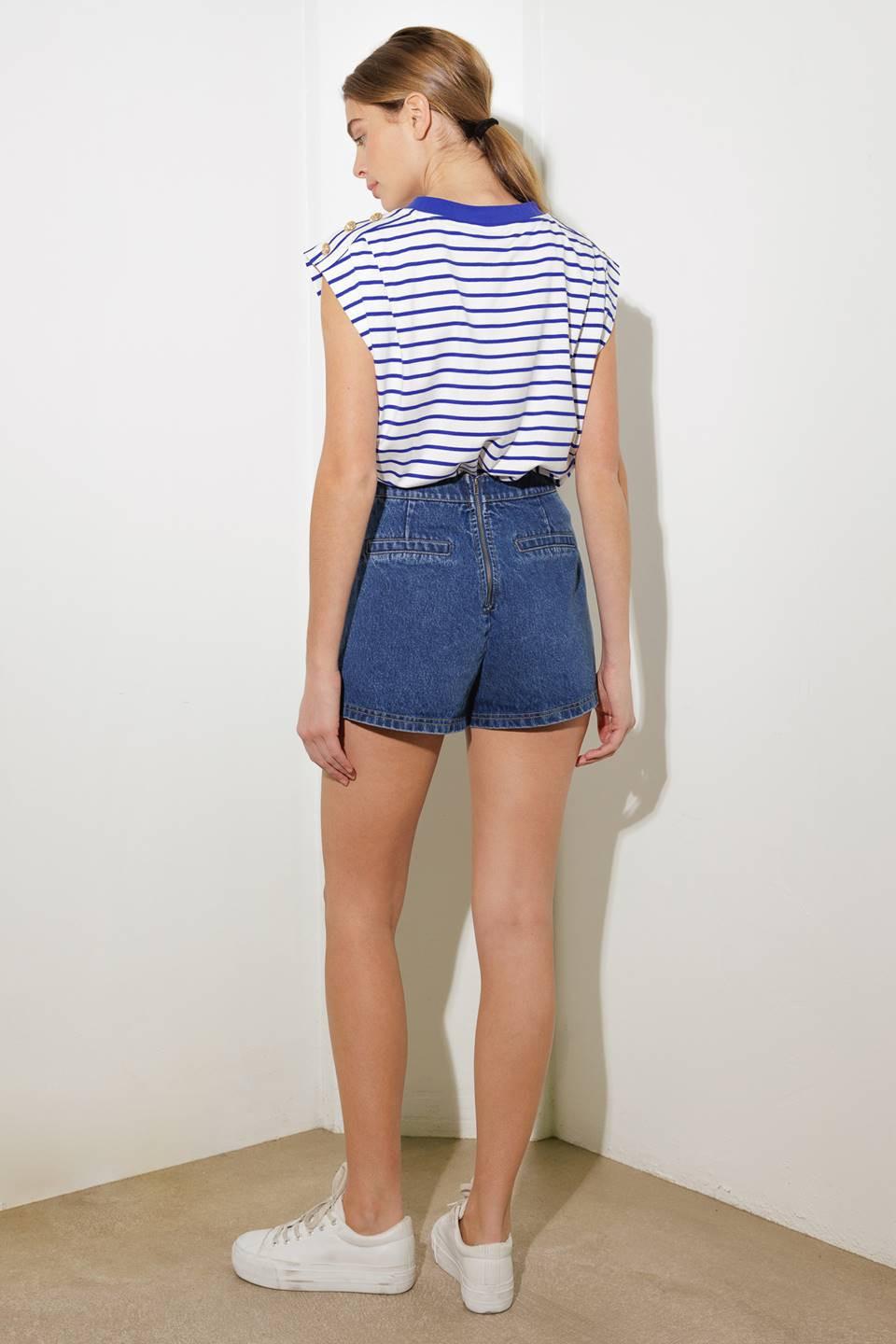 For a Second Denim Skort, view 3 — Soul Flow Apparel