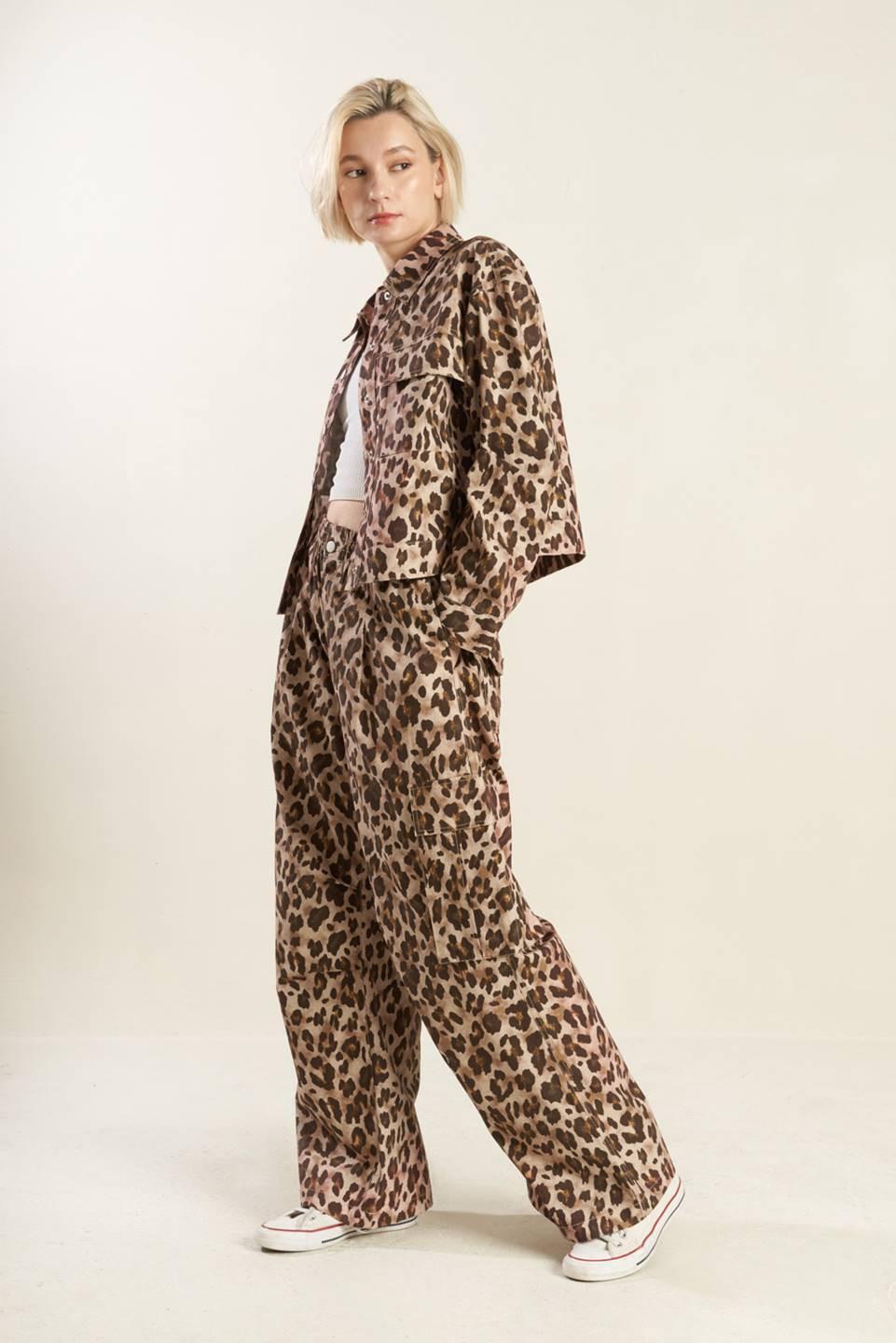 Navigating Life Woven Pants in taupe brown, view 2 — Soul Flow Apparel