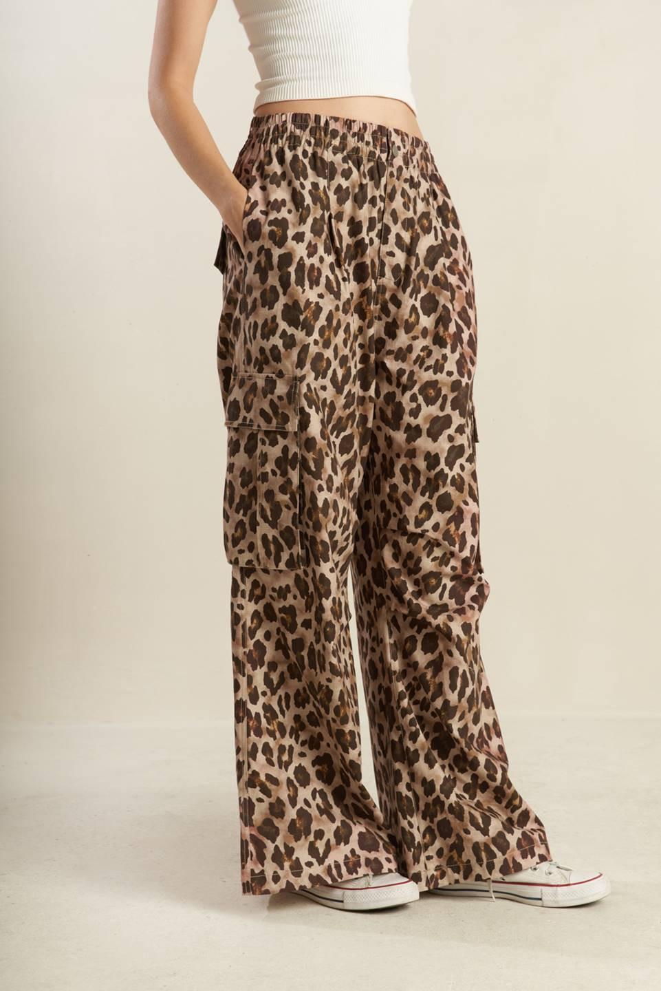 Navigating Life Woven Pants in taupe brown, view 4 — Soul Flow Apparel