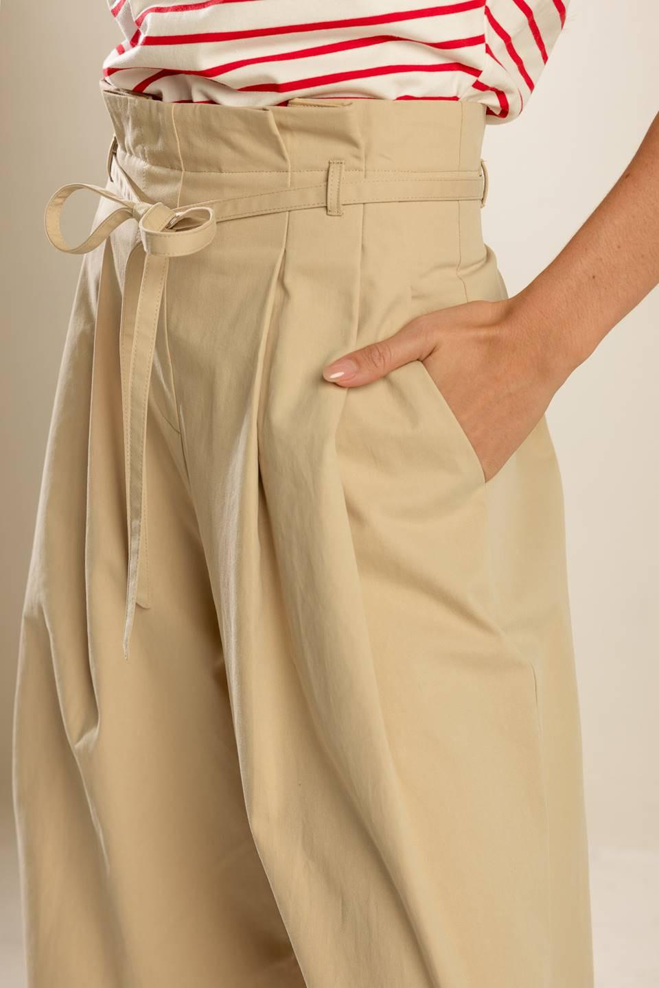 Finally Over Woven Pants in cream multi, view 4 — Soul Flow Apparel